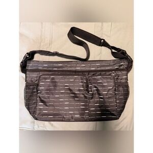 Thirty-One Cargo Clip-On Thermal Starlit Stripe Crossbody Stroller Cooler Bag